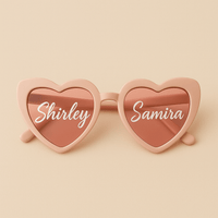 Lunette cœur mariage personnalisé
