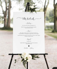 Comment présenter un menu de mariage ?