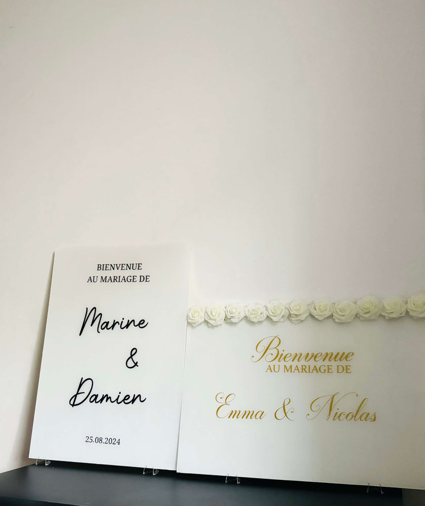 Pourquoi opter pour un panneau de bienvenue pour son mariage