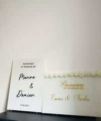 Pourquoi opter pour un panneau de bienvenue pour son mariage