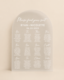 Arche plan de table mariage