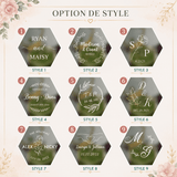 Boite alliance mariage verre 