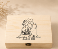 Boite souvenir mariage