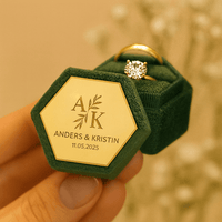 Boîte alliance velours