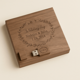 Boite clé usb mariage