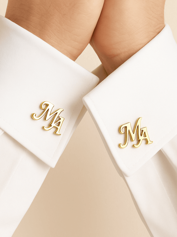 Bouton de manchette personnalisé mariage
