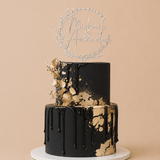 Cake topper acrylique