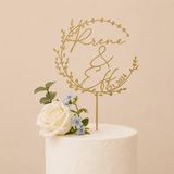 Cake topper acrylique