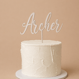 Cake topper personnalisé prénom