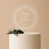 Cake topper transparent