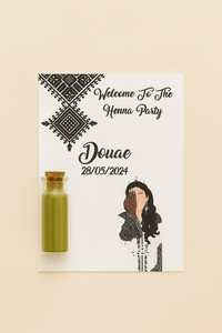 Carte d invitation mariage henné