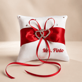 Coussin alliance rouge et blanc
