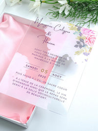 Faire part avec boite