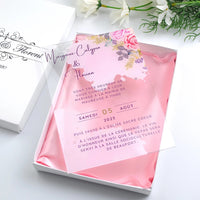 Faire part avec boite