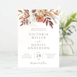 Faire part mariage bohème