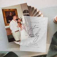 Faire part mariage calque​