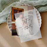 Faire part mariage calque​