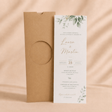 Faire part mariage marque page