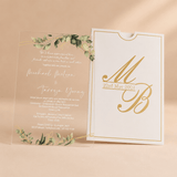 Faire part mariage nature