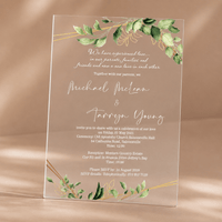 Faire part mariage nature