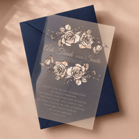 Faire part mariage rose poudré