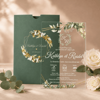 Faire part mariage vert