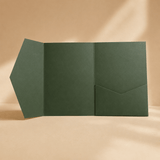 Faire part mariage vert émeraude