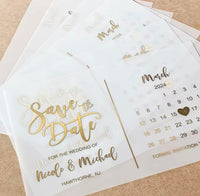 Faire part calendrier