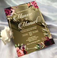 Faire part de mariage champetre