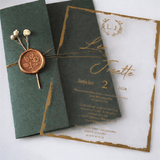 Faire part fleur séchée