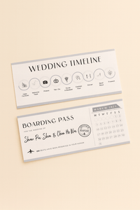 Faire part mariage billet d'avion