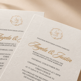 Faire part mariage château