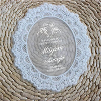 faire part mariage dentelle