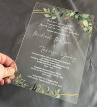 Faire part mariage nature
