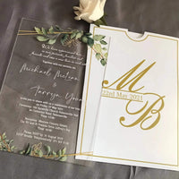 Faire part mariage nature