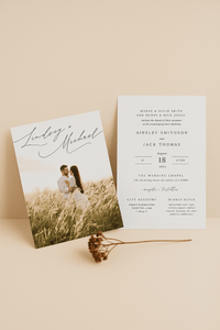 Faire part mariage photo​