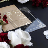 Faire part mariage plexiglas