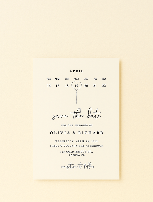 Faire part save the date​