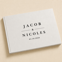 Livre d'or mariage blanc