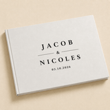 Livre d'or mariage blanc