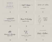 Livre d'or mariage lin