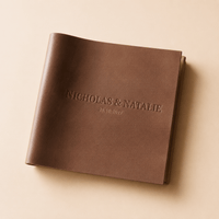 Livre d'or cuir