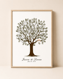 Livre d'or empreinte mariage