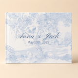 Livre d'or mariage bleu