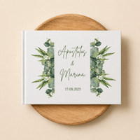 Livre d'or mariage tropical