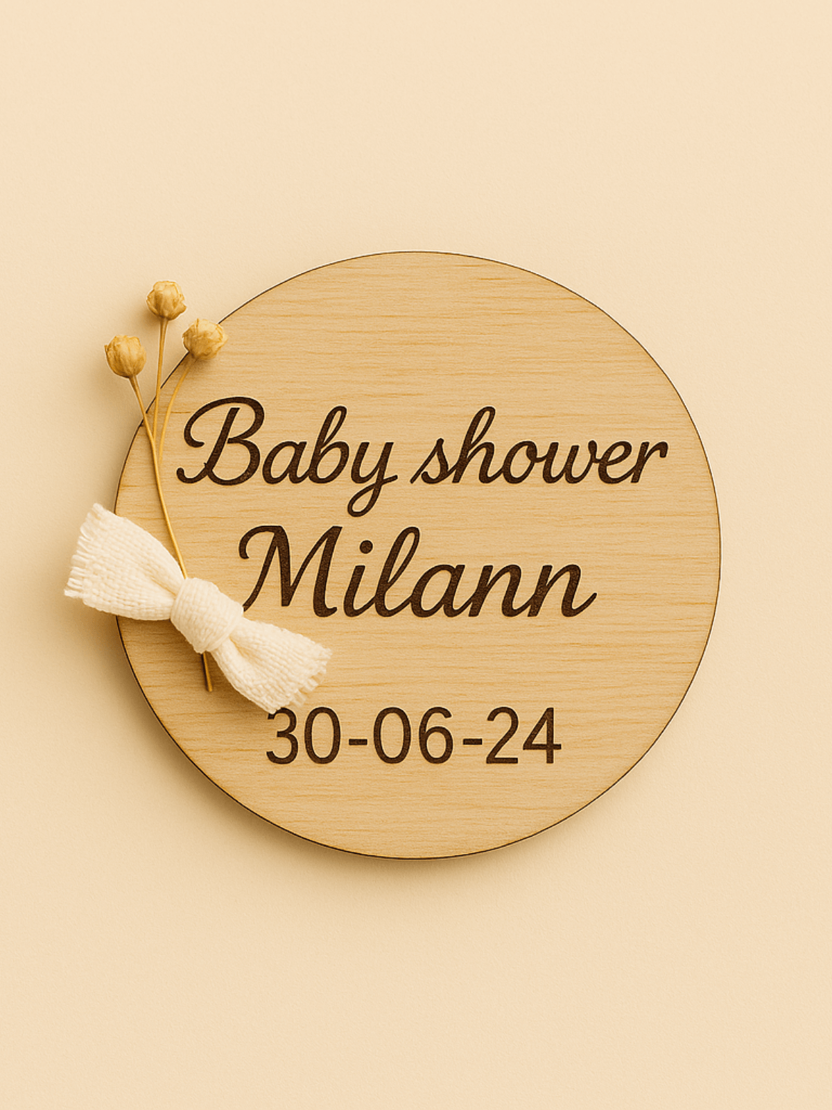 Magnet personnalisé mariage