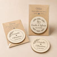 Magnet rond mariage
