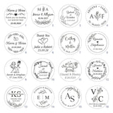 Magnet rond mariage