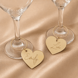 Marque place coeur pour verre