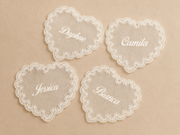 Marque place mariage dentelle